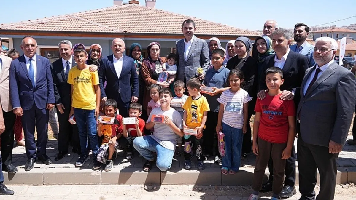 Evlerimiz de köyümüz de çok güzel oldu
