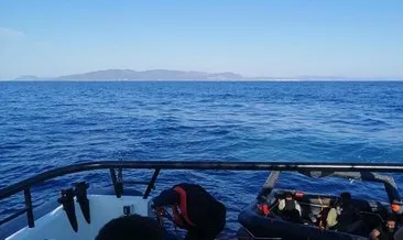 Yunanistan unsurlarınca Türk kara sularına itilen 63 düzensiz göçmen kurtarıldı #izmir