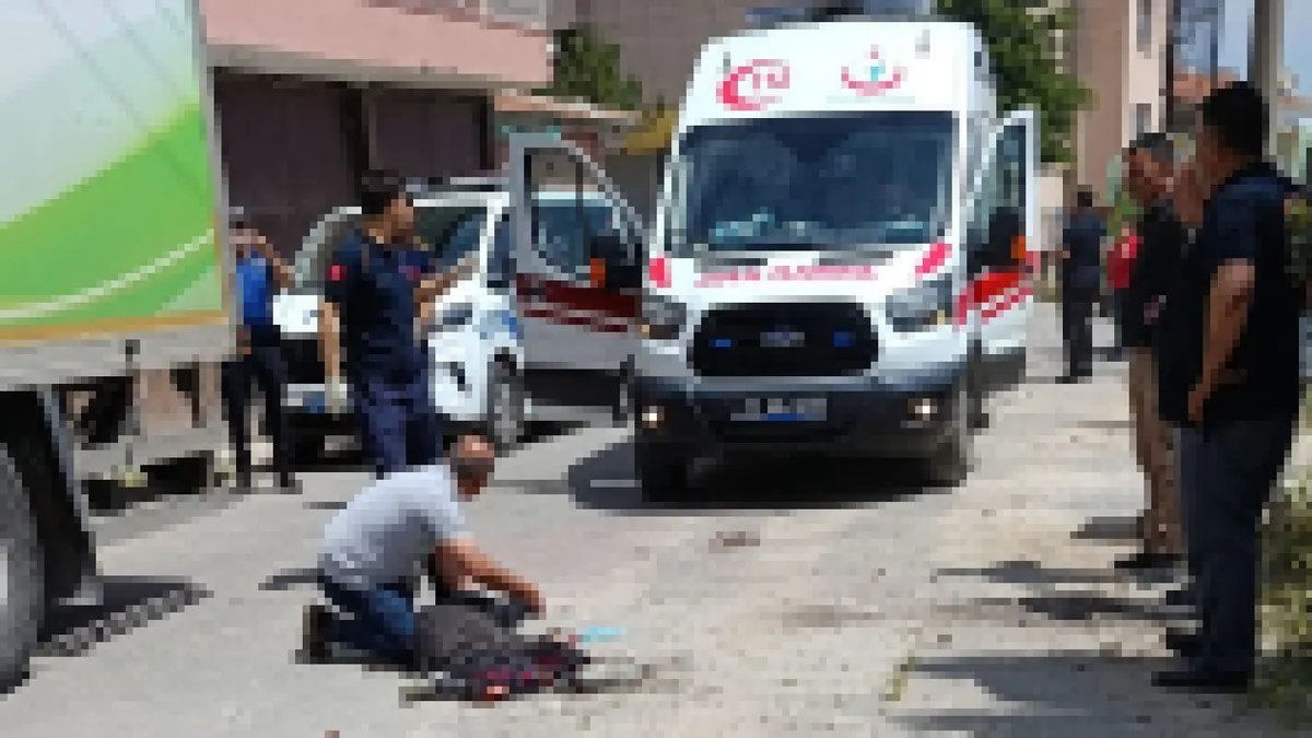 Kırıkkale'de kamyon kazası sonucu hayatını kaybeden yaşlı kadın