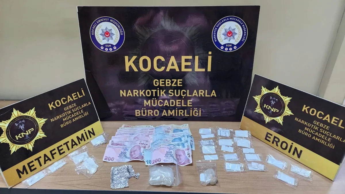 Kocaeli'de Narkotik Operasyonu: 38 Tutuklama ve Büyük Miktarda Uyuşturucu Ele Geçirildi