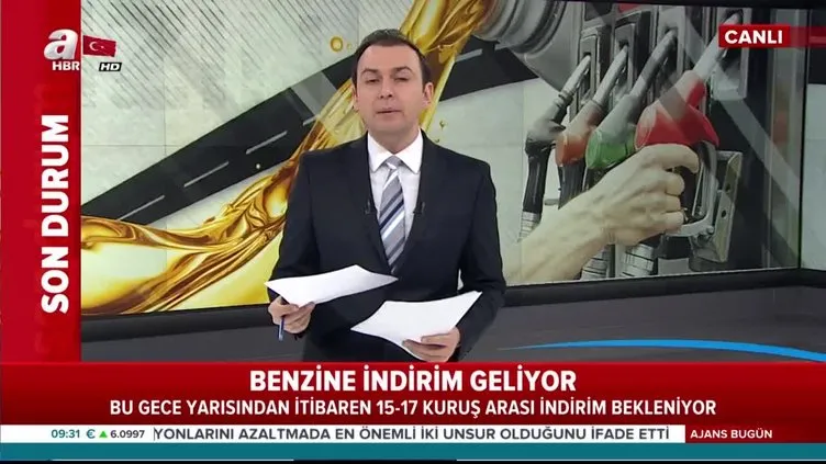 Benzine indirim geliyor!