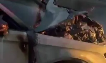 Diyarbakır’da yangın paniği: Lüks araç alevlere teslim oldu!