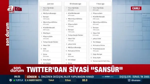 Twitter'dan siyasi sansür! Yavuz Ağıralioğlu gündem listesinden neden kaldırıldı? | Video