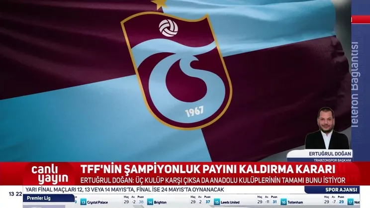 Trabzonspor Başkanı Ertuğrul Doğan'dan A Spor'a özel açıklamalar!