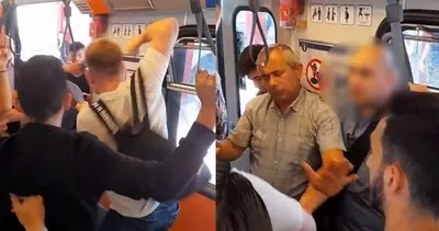 Metroda kadınların fotoğrafını çeken sapığa dayak! Hayır hayır bırak!