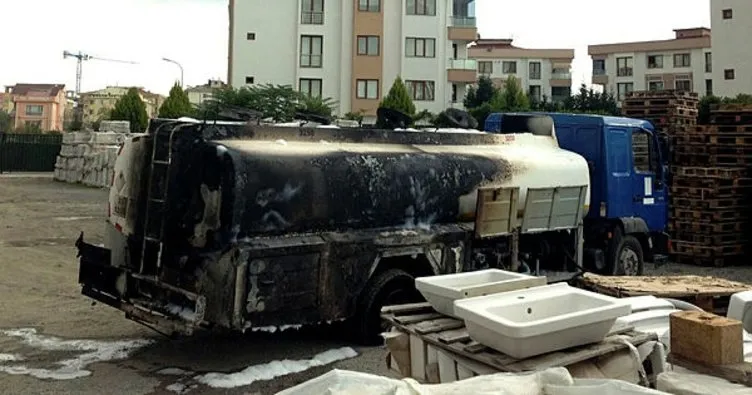 İstanbul’da akaryakıt istasyonunda alev alan yakıt tankeri paniğe neden oldu