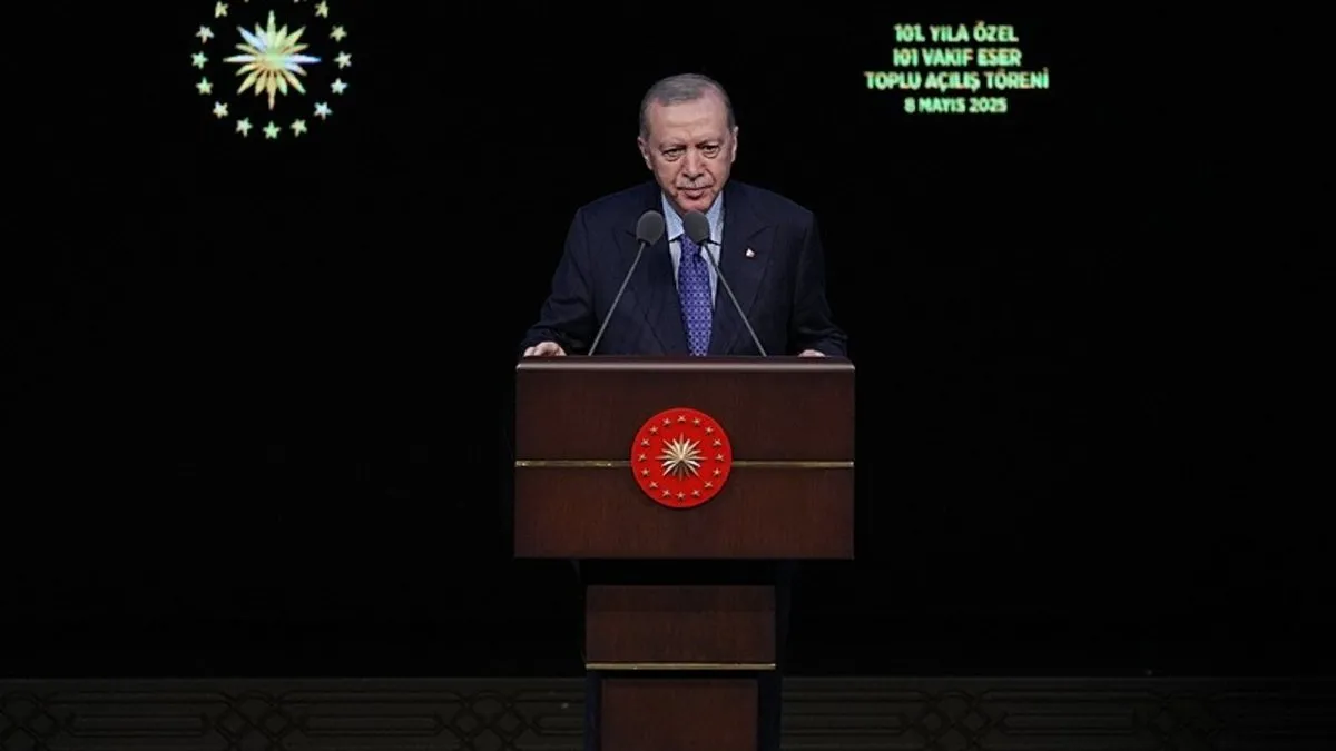 Başkan Erdoğan: Biz bir vakıf medeniyetiyiz! Ecdat yadigarı eserlere sahip çıkıyoruz