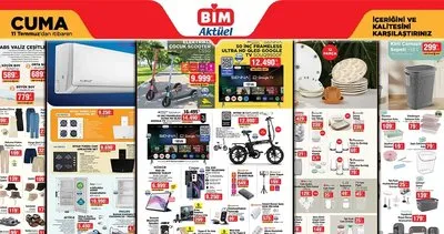 BÖYLE FIRSAT GÖRÜLMEDİ! BİM aktüel ürünler 11-15 Temmuz indirimleri: Klima, derin dondurucu, fan, teknolojik ürünler...