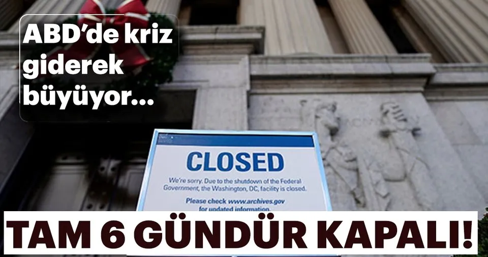 Abd De Butce Krizi Hukumet Alti Gundur Kapali Amerika Haberleri