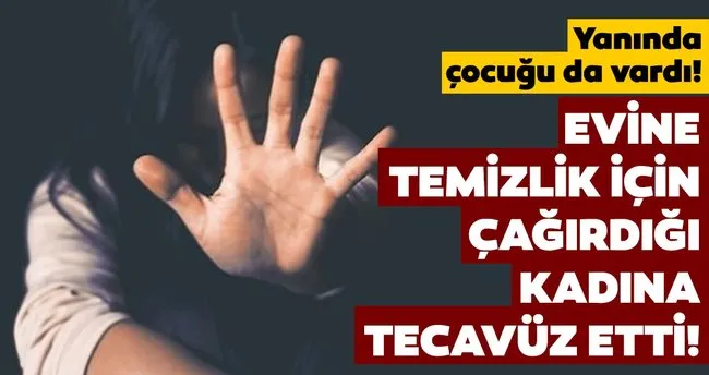 evine temizlik icin cagirdigi kadina