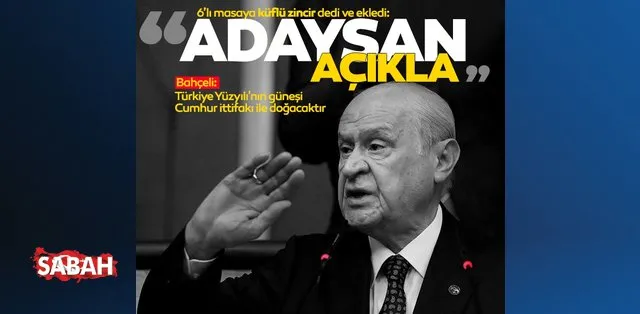 ΤΕΛΕΥΤΑΙΑ ΛΕΠΤΑ |  Έκκληση «υποψηφιότητας» του Kılıçdaroğlu’na από τον αρχηγό του MHP Devlet Bahçeli!  έλα να εξηγήσεις