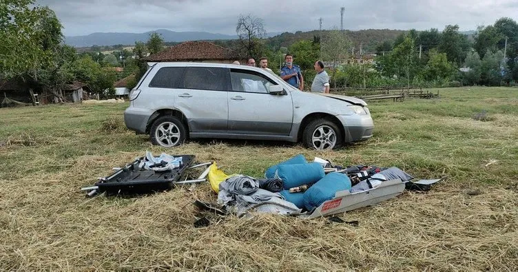 Sakarya’da otomobilin yoldan çıkması sonucu 5 kişi yaralandı