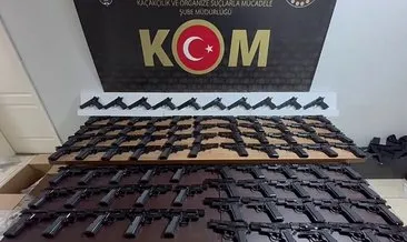 Sakarya’da 5 milyon TL değerinde 100 silah ele geçirildi! #sakarya