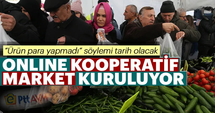 Online kooperatif market kuruluyor