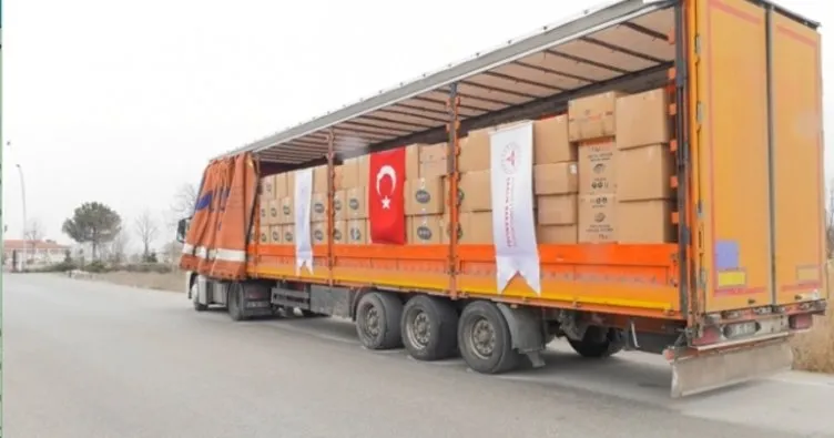 Türkiye’nin gönderdiği sağlık malzemeleri İran’a ulaştı