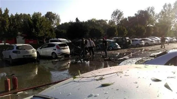 Antalya'daki patlamadan kareler