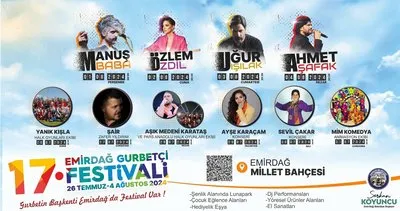 Emirdağ'da 17. Gurbetçi Festivali heyecanı başlıyor #afyonkarahisar