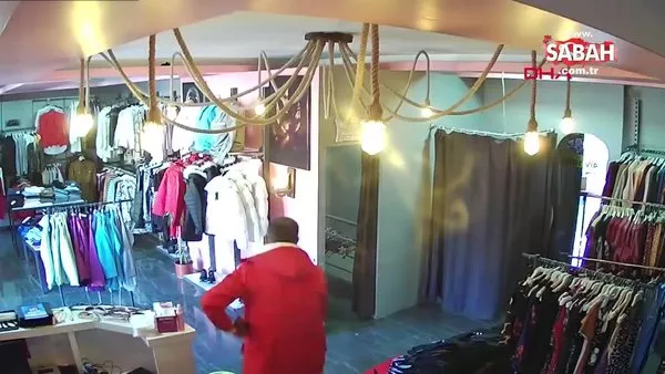 Konya'da müşteri gibi gelip, tezgahın üzerindeki telefonu çalan şüpheli yakalandı | Video