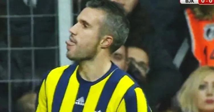 Van Persie’yi dili yaktı!