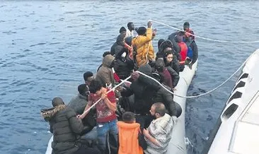 Ayvalık’ta 25 kaçak göçmen yakalandı