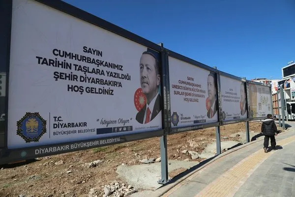 Diyarbakır Cumhurbaşkanı Erdoğan'ı bekliyor