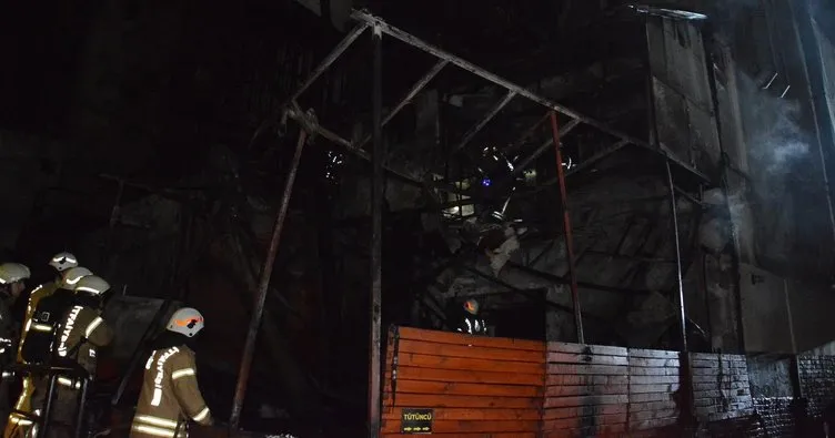 Kadıköy’de patlamanın yaşandığı restoran alev alev yandı
