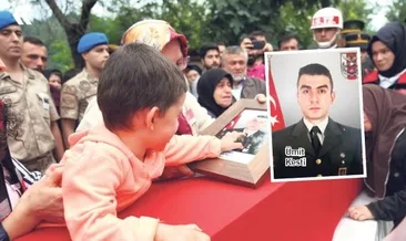 Şehit babaya son veda