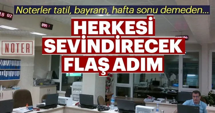 Noterlikte flaş adım