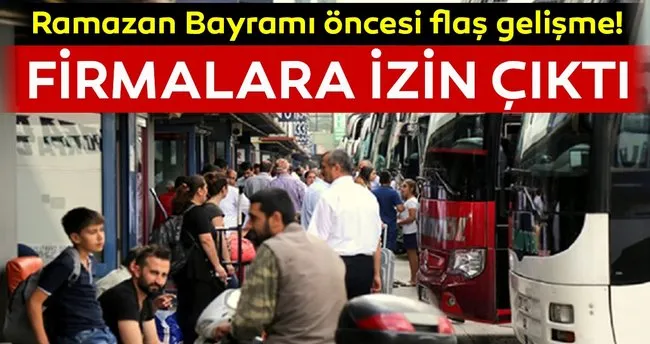 Otobus Firmalarina Ek Sefer Izni Cikti Son Dakika Haberler