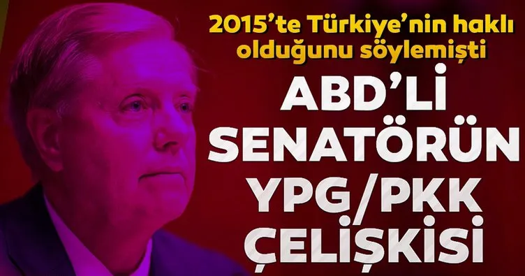 ABD’li Senatör Graham’ın YPG/PKK çelişkisi