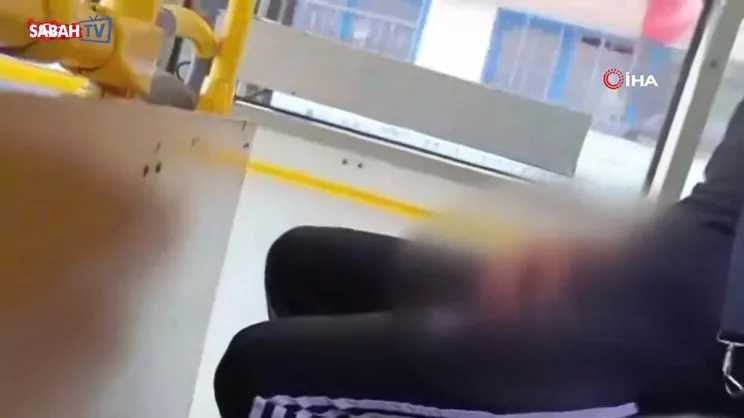 Gebze'de otobüsteki kadına iğrenç taciz! Şahıs gözaltına alındı | Video