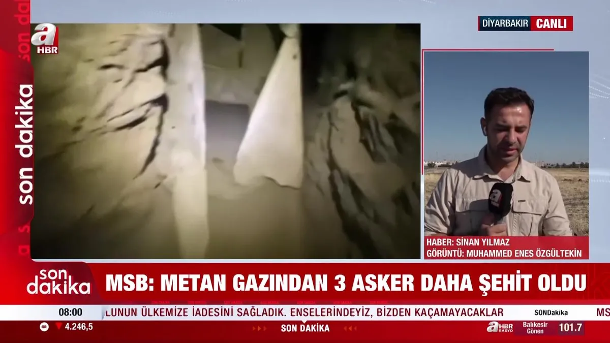 Metan gazından şehit olan asker sayısı 8'e yükseldi | Video