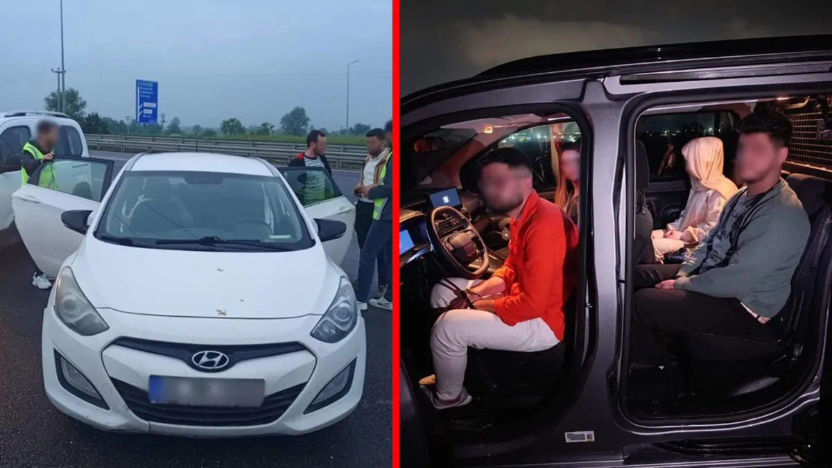 Bursa'da şüpheli araçtan 5 göçmen yakalandı: Organizatör tutuklandı!
