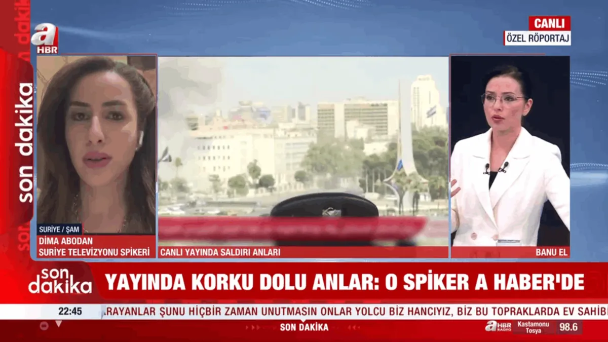 İsrail’in Suriye Genelkurmay Karargahı’nı bombaladığı sırada canlı yayındaydı: O spiker yaşadığı dehşeti anlattı! İsrail’in Suriye Genelkurmay Karargahı’nı bombaladığı sırada canlı yayındaydı: O spiker yaşadığı dehşeti anlattı!