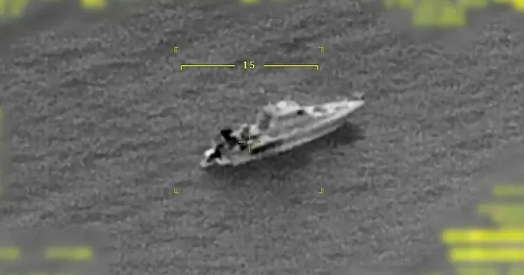 Son dakika haberi: Yunan sahil güvenlik botu Bodrum açıklarında böyle görüntülendi! İHA tespit etti
