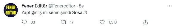 Son dakika: Fenerbahçe taraftarından Jose Sosa’ya Arda Güler tepkisi! Sosyal medyayı salladı