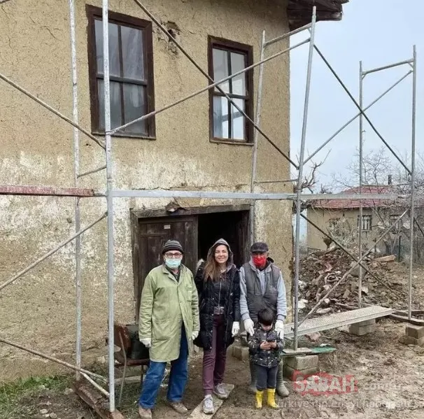 Burcu Kara’dan radikal karar! Yıkılmak üzere olan köy evini yaptırdı görenler bayıldı!