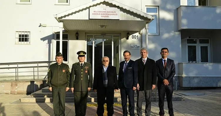 Vali Şentürk, Askerlik Şubesi Başkanı Harun Ağaç’ı  ziyaret etti