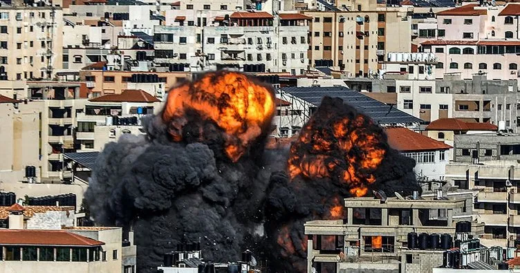 Son Dakika Haberi... İsrail, Filistin İçişleri Bakanlığı binasını vurdu