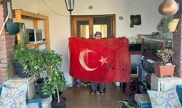Bu bayrak bana Mehmetçiğin emaneti