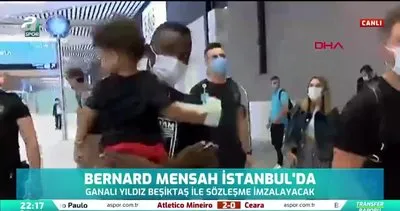 Mensah Beşiktaş için İstanbul’da! İşte ilk görüntüler