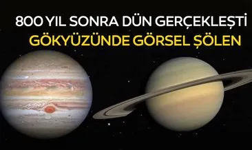 Son dakika haberi: 800 yıl sonra yeniden yaşandı! Jüpiter ve Satürn kavuşumu göz kamaştırdı