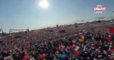 SON DAKİKA | Başkan Erdoğan’ın İstanbul Mitingine insan seli! | Video
