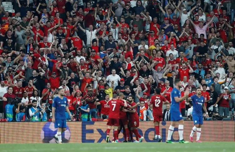 İşte Liverpool ve Chelsea arasında oynanan Süper Kupa finalinden kareler