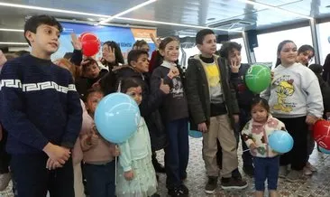 Gazze’den tahliye edilen Filistinli çocuklar Boğaz turu yaptı: Desteklerimiz her zaman Filistinli kardeşlerimizle