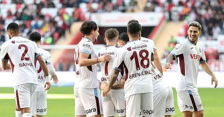 Trabzonspor’da yenilmezlik serisini 6 maça çıktı