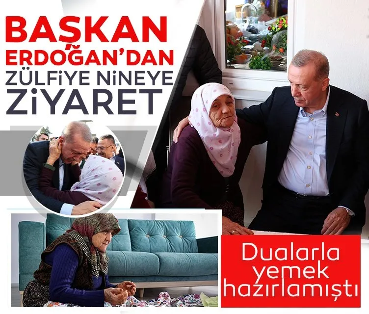Başkan Erdoğan’dan sel mağduru Zülfiye nineye ziyaret: Mutluluğumu anlatamam