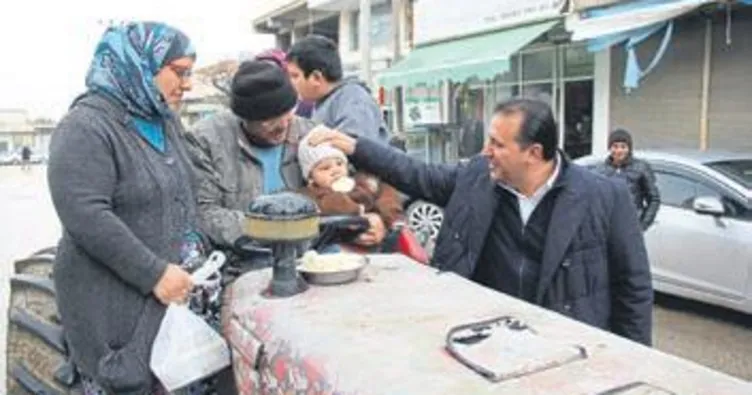 8 mahalle gezdi müjdeler verdi
