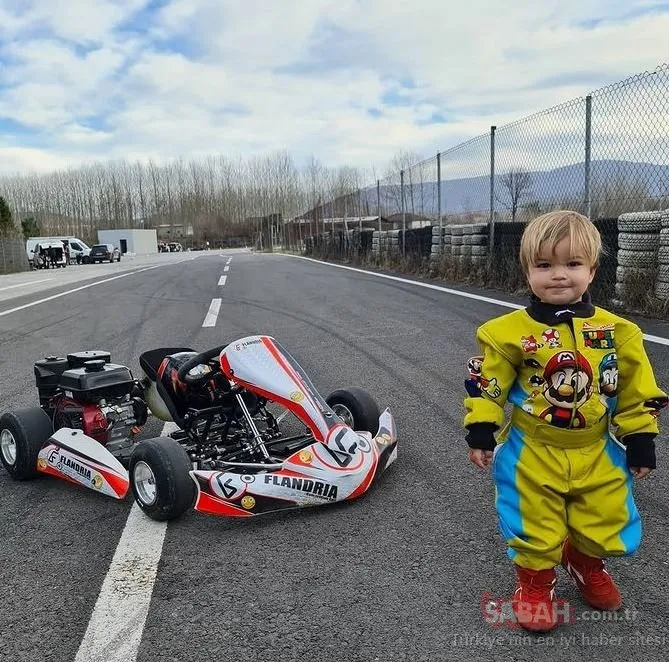 Kenan Sofuoğlu’nun 2 yaşındaki oğlu Zayn babasının izinde! Minik Zayn’in motosiklet kullandığı anlar ağızları açık bıraktı...
