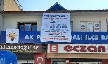 AK Parti’den bankamatikçi meclis üyelerine afişli tepki